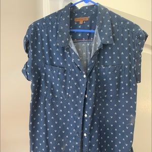 JACHS GIRLFRIEND 1/8 Sleeve Button Up